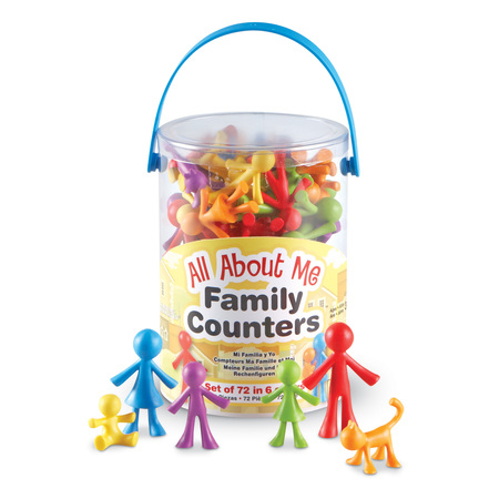 LEARNING RESOURCES All About Me Family Counters™ Set, 72 Pieces 3372